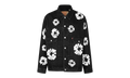The Cotton Wreath Denim Jacket "Black" DT15