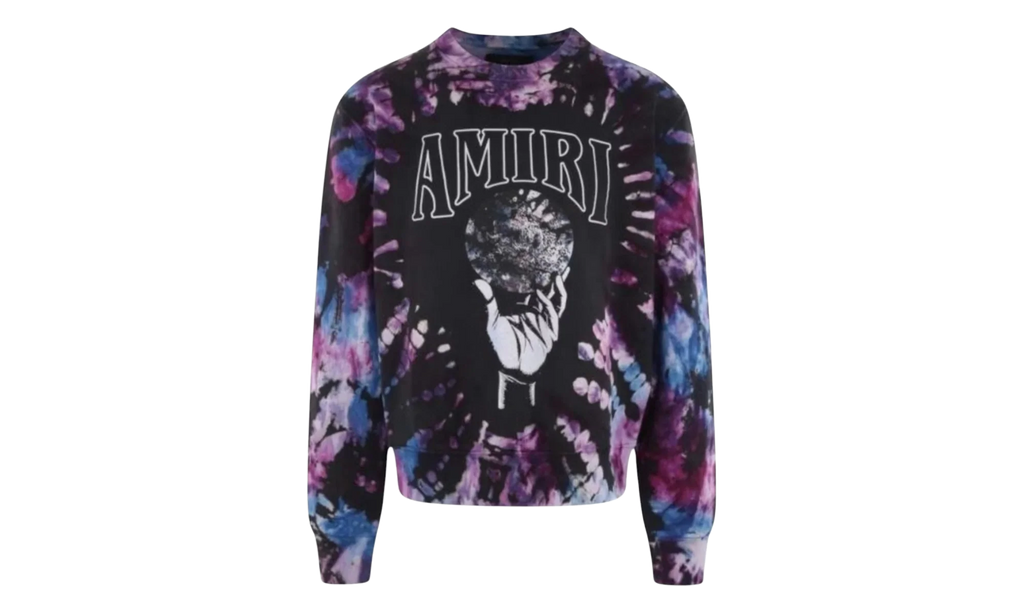 Crystal Ball Tie-Dye Sweatshirt "Purple" PS23MJG060-510