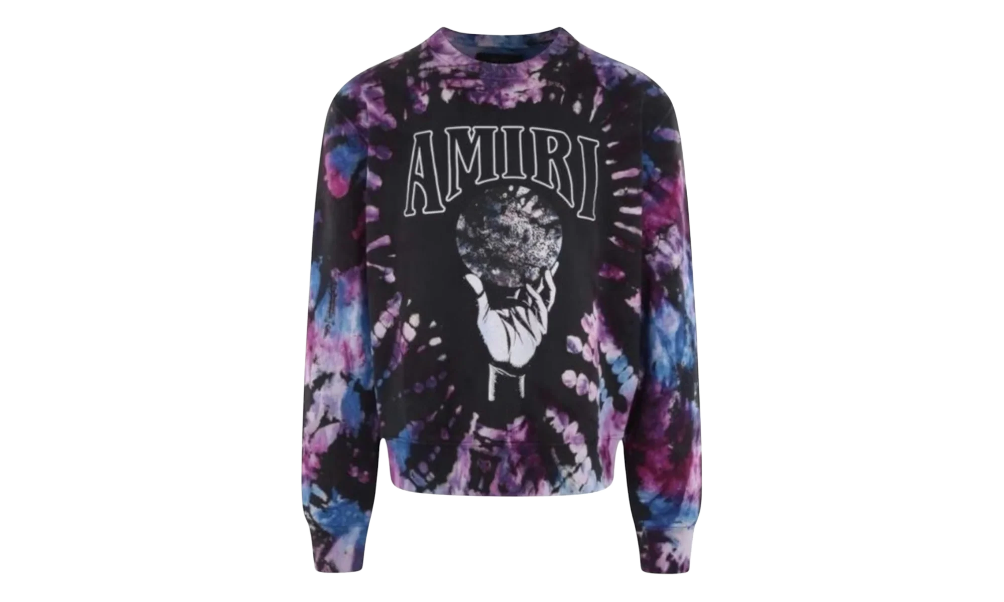 Crystal Ball Tie-Dye Sweatshirt "Purple" PS23MJG060-510