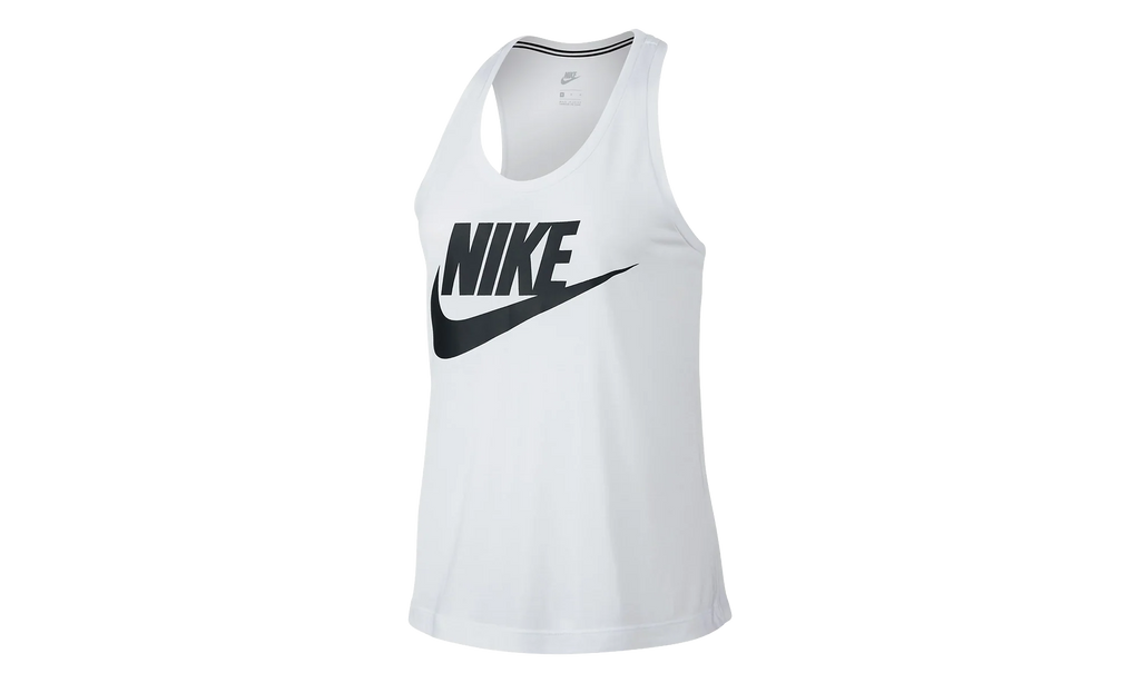 Sportswear Essential Tank Top WMNS "White Black" 831731 100