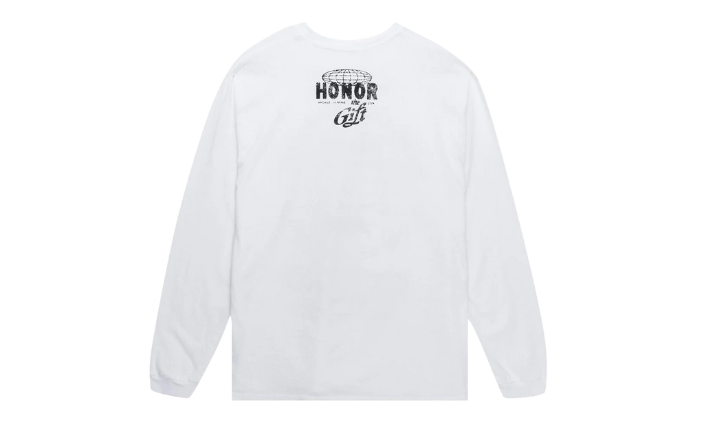 Global Logo Long Sleeve Tee "White" HTG250545 WHIT