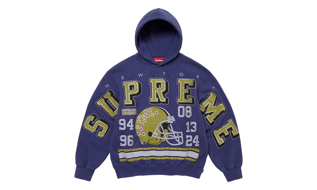 Champions Studded Hoodie "FW24 - Dark Royal" SU27242