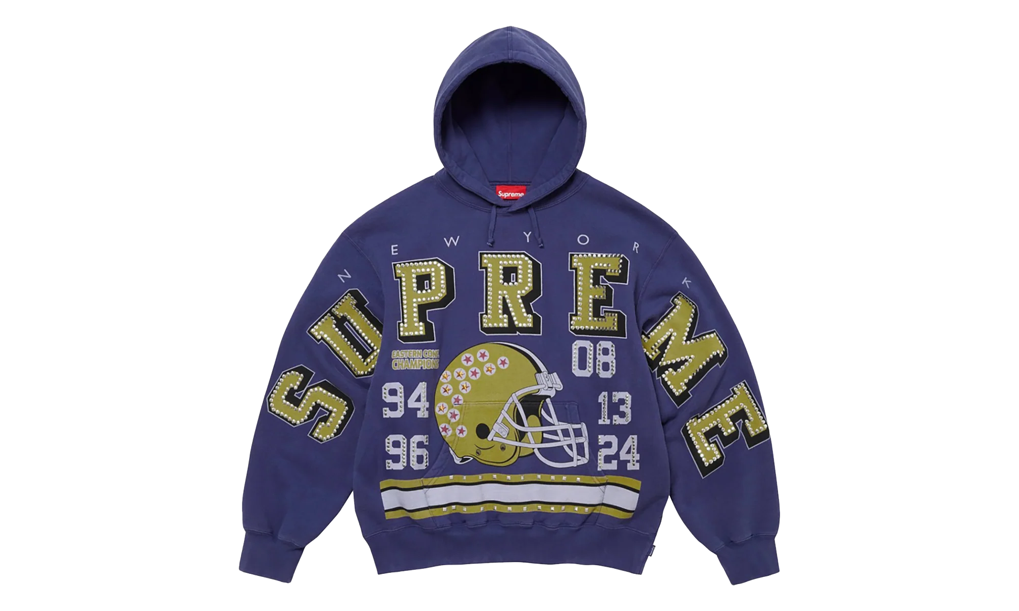 Champions Studded Hoodie "FW24 - Dark Royal" SU27242