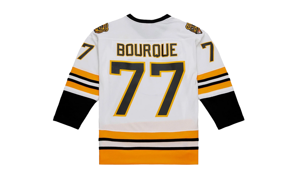 NHL Ray Bourque White Jersey "1989 Boston Bruins - White" JY9023 BBNWHIT