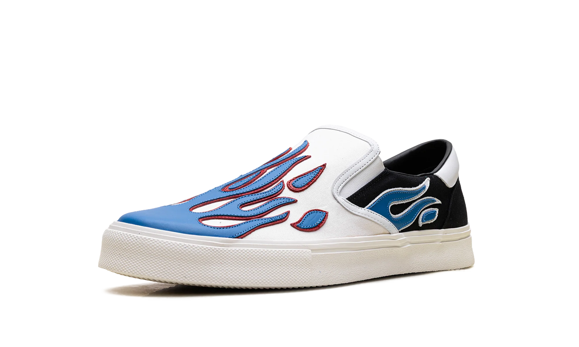 Slip On Sneakers "Flame - Black White Blue" S0F23149CL BWB