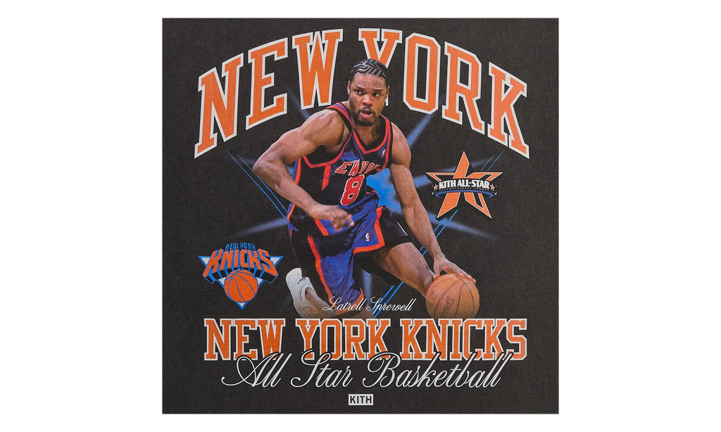 NBA All-Star NY Knicks Latrell Sprewell Tee "Black" khm034972 001