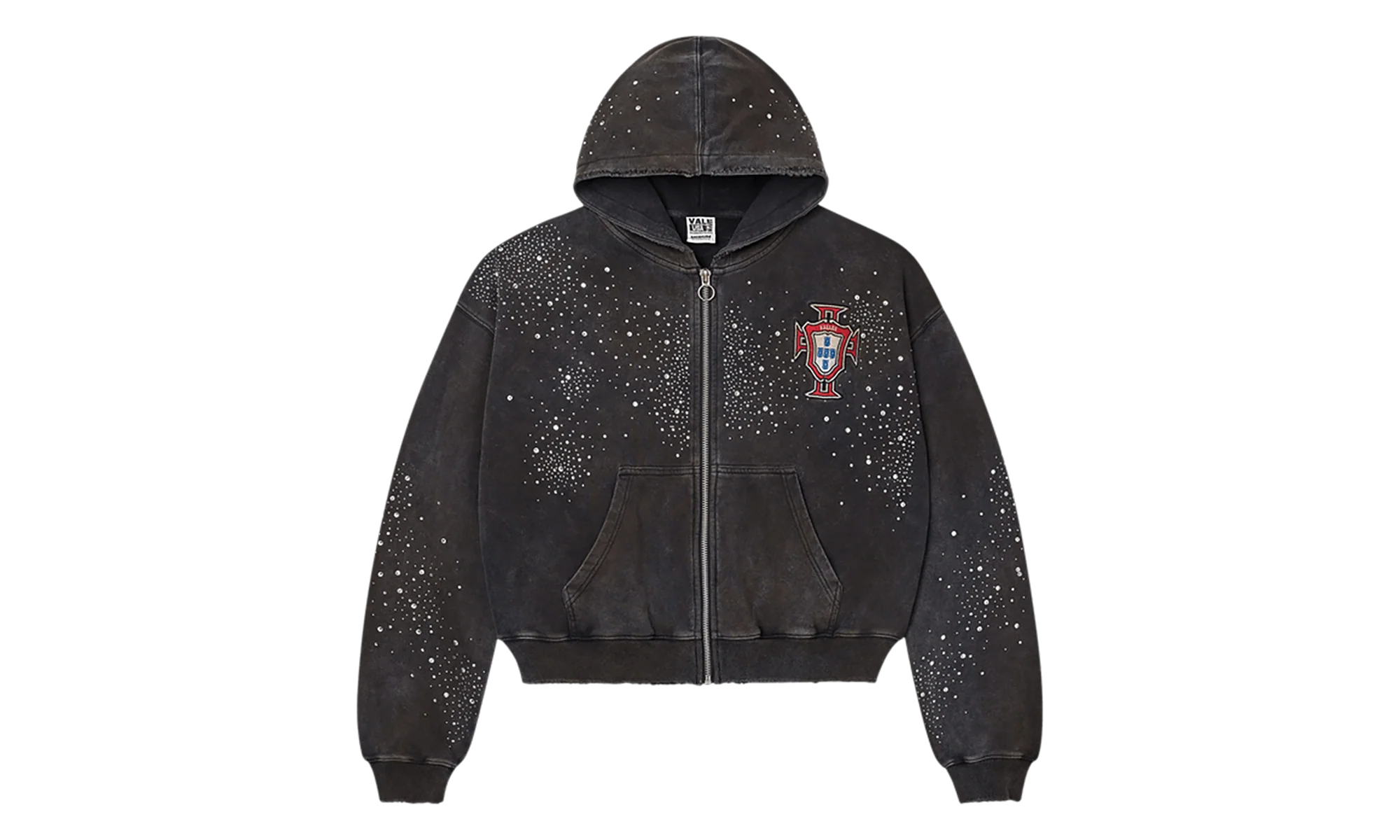 Pluto Custered Zip Up "Black" VALE 08 007 PCZU BK
