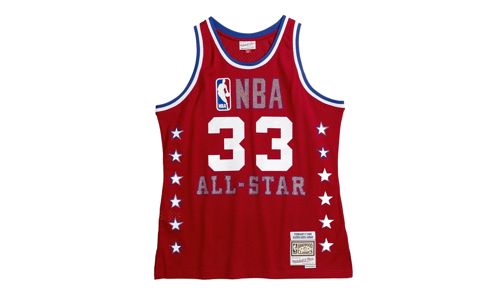 NBA Kareem Abdul-Jabbar Swingman Jersey "1988 All-Star - Red" SMJYBW18018 ASWRED188