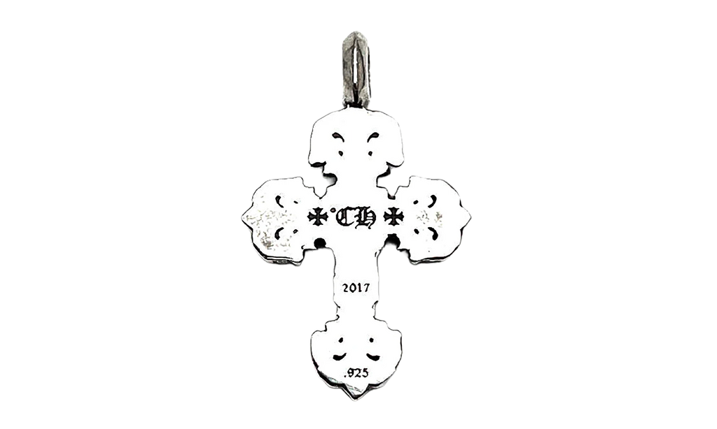 Filigree Cross Pendant With Ballchain "Silver" CHRM0803