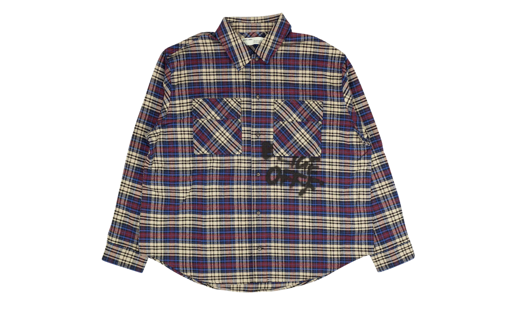 Flannel Check Shirt "Blue" 82NGG OW 1536