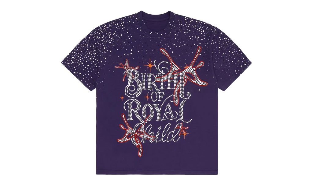 Rhinestone T-Shirt "Young Thug - Purple" 3VTHVDXD