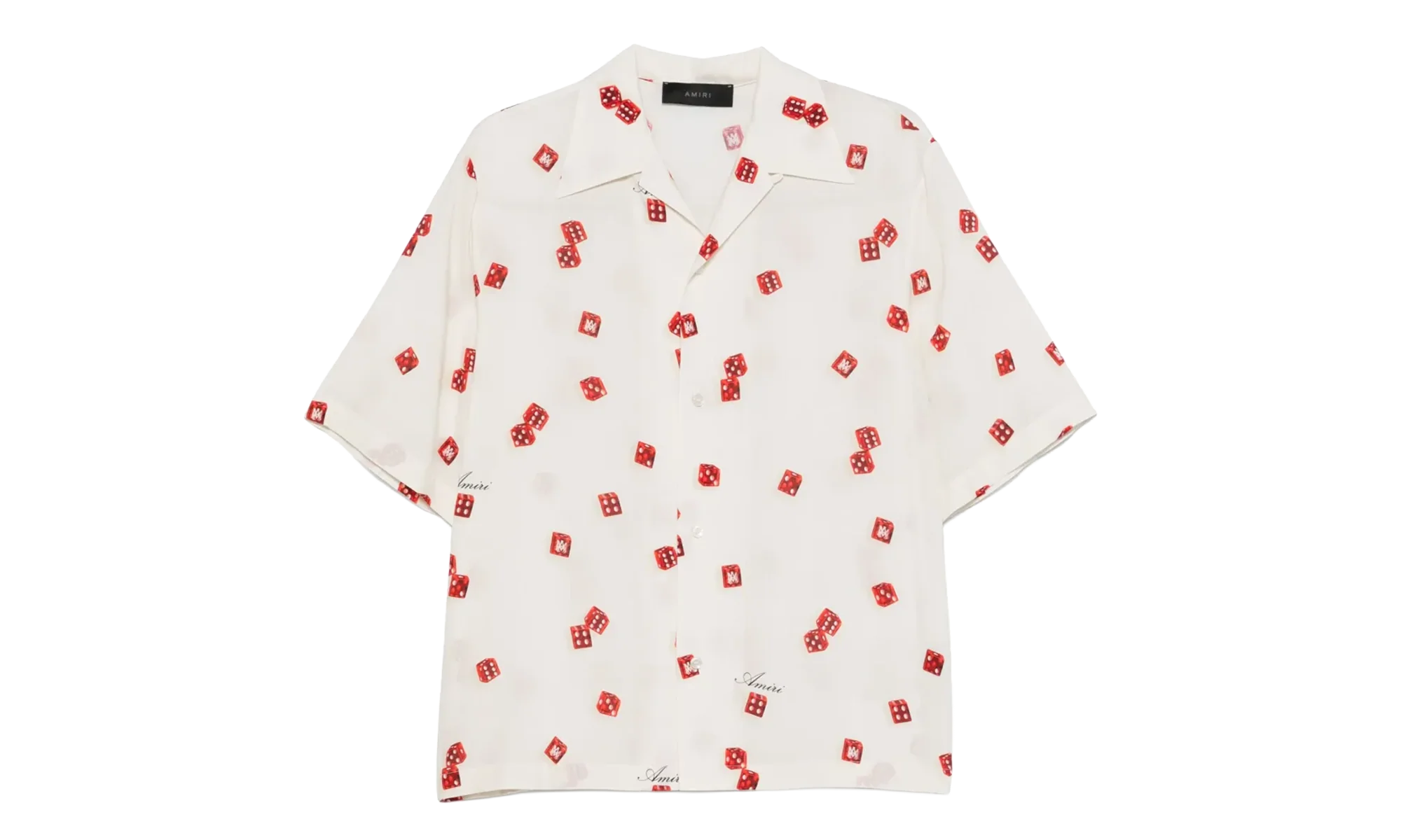 Dice Bowling Shirt "Alabaster Red Black" AMSTCA1093 271