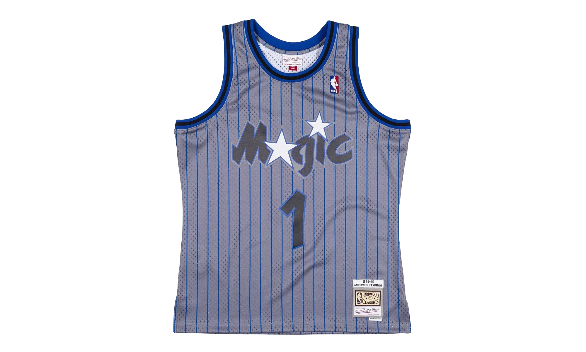 NBA Penny Hardaway Reload Swingman Jersey "1994 Orlando Magic - Grey" SMJYCP19269 OMAGREY94PHA