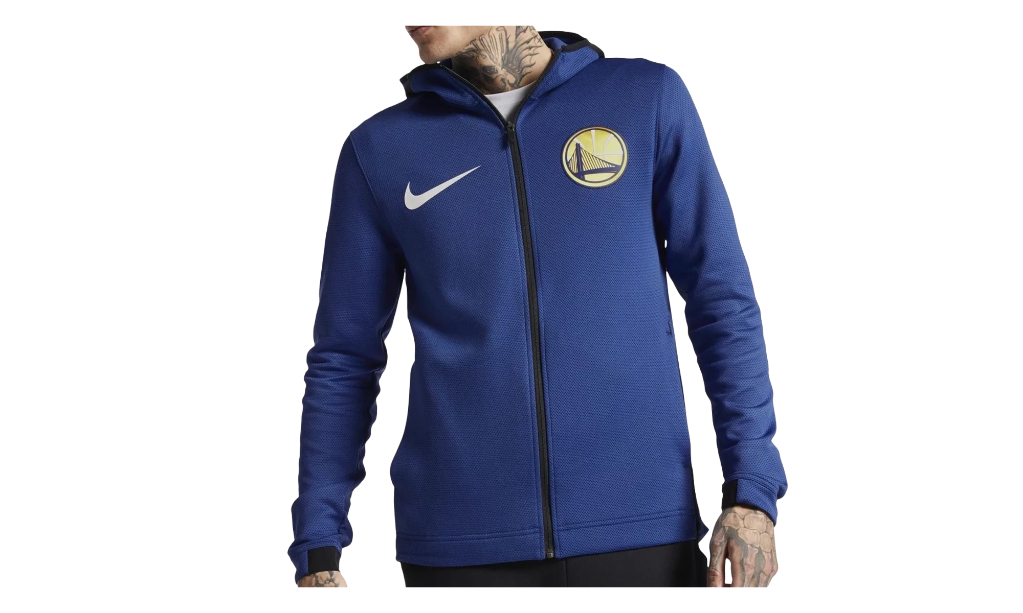 NBA GS Warriors Flex Full‑Zip Hoodie "Showtime Therma" 940128 495