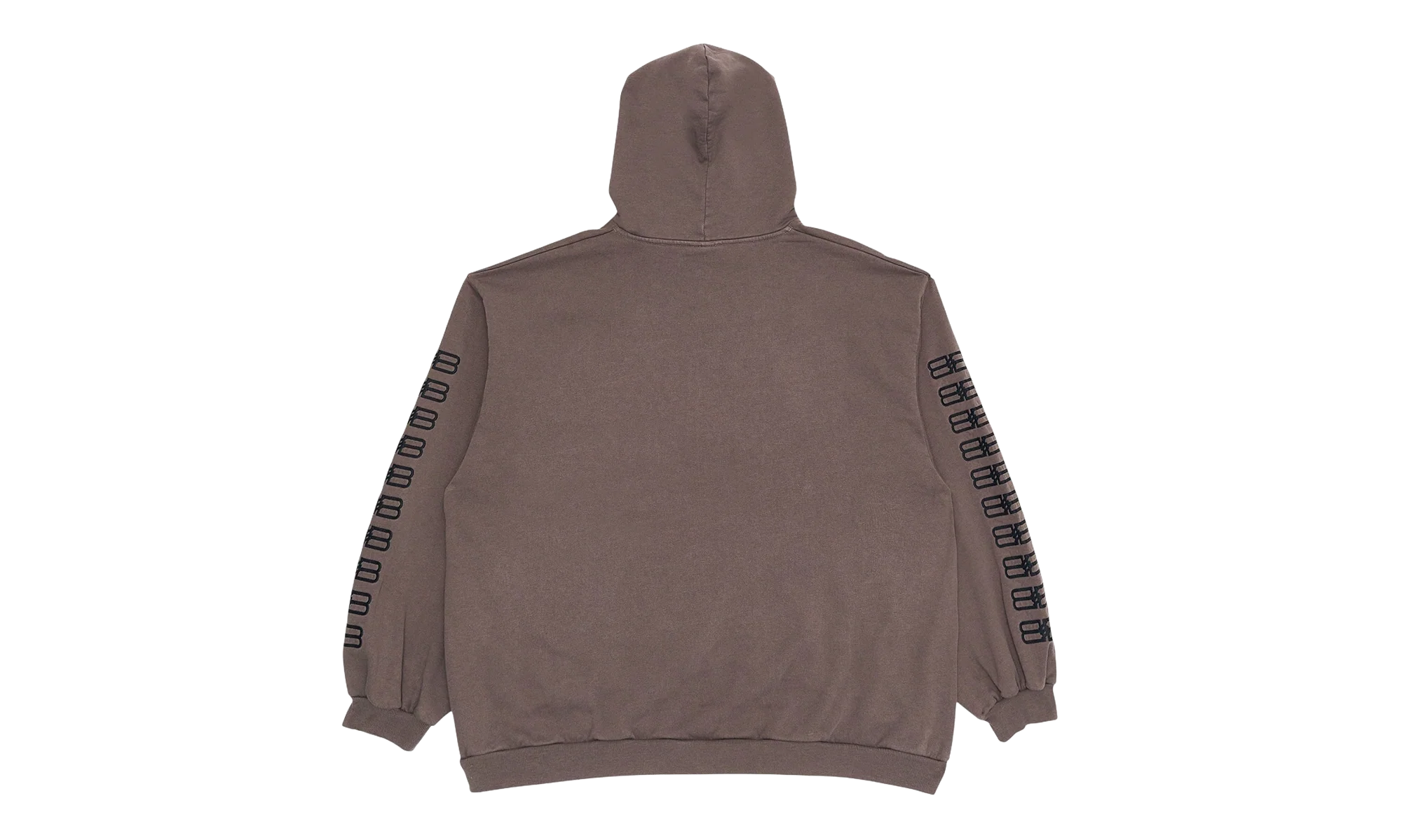 BB Paris Icon Embroidered Oversized Hoodie "Dusk Grey" 570811 TMVG6 9642
