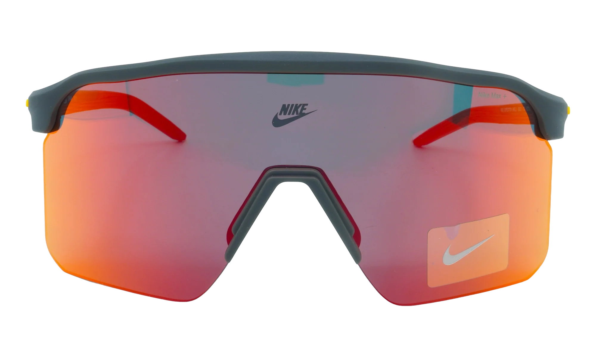 Expedition Shield Sunglasses "Matte Dark Smoke Grey / Red Mirror" IB6562X 200