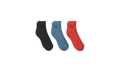 Everyday Plus Cushioned Training Ankle Socks (3 Pairs) "Multicolor" SX6890 912