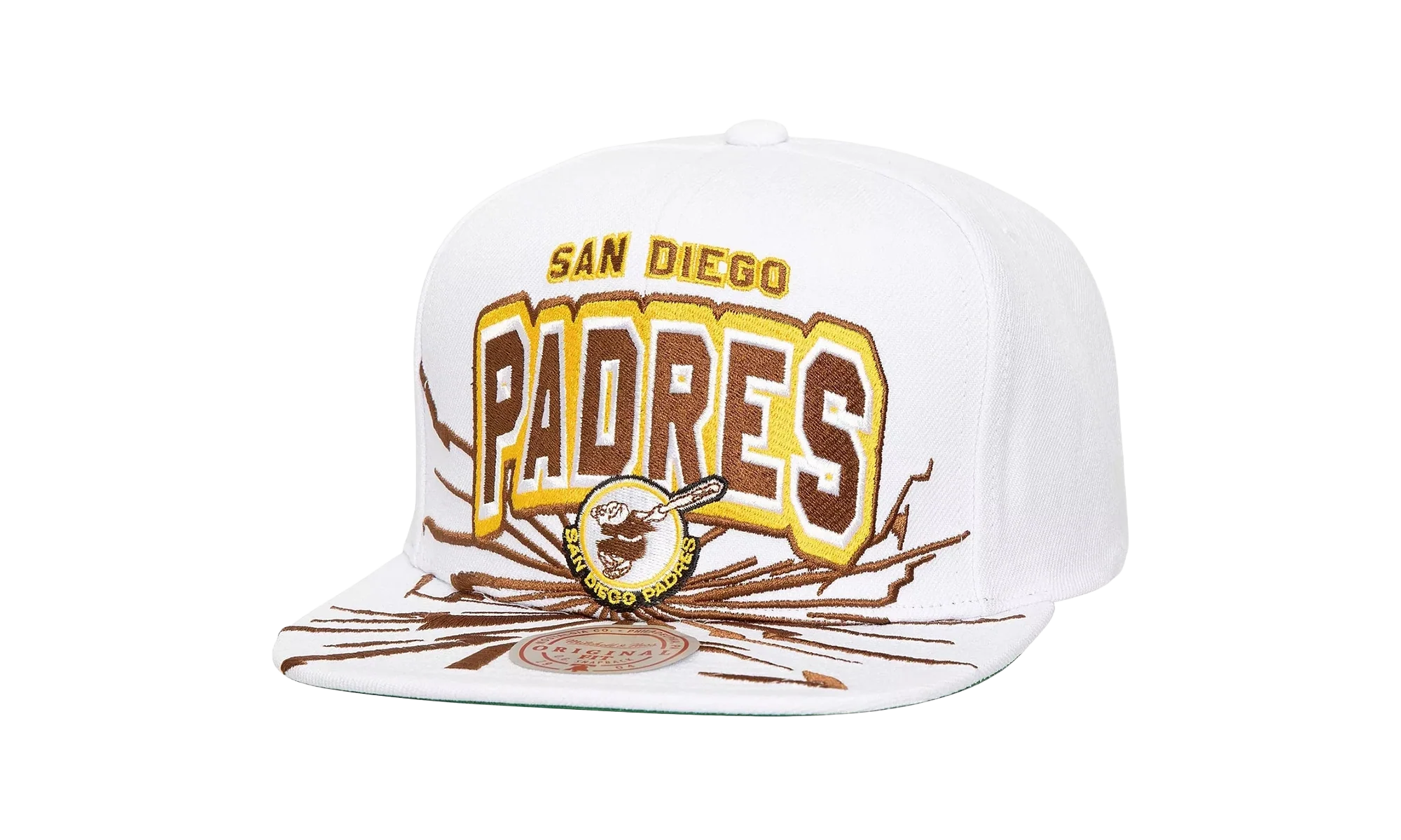 MLB Cooperstown Aftershock Snapback Cap "San Diego Padres - White" HS8551 SDPWHIT