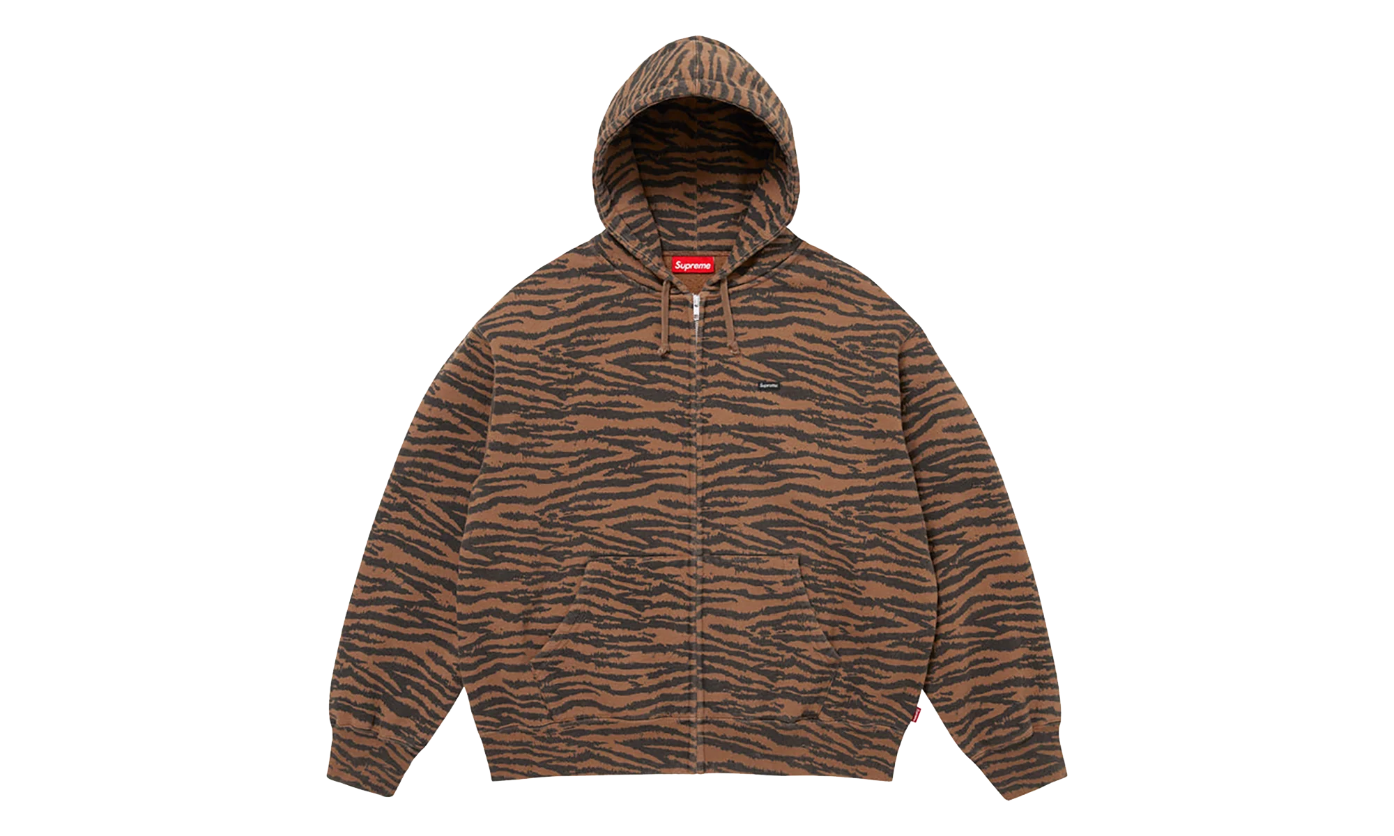Small Box Zip Up Hooded Sweatshirt "SS26 - Tiger" SU27352