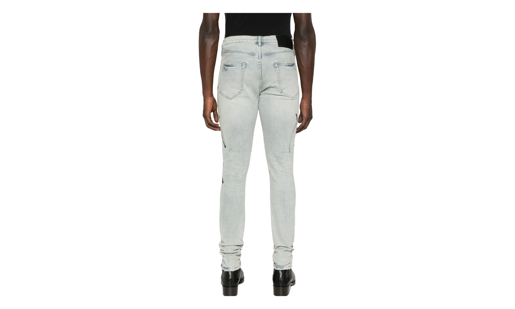 P001 Skinny Double Script Jeans "Blue" P001 SDPL425