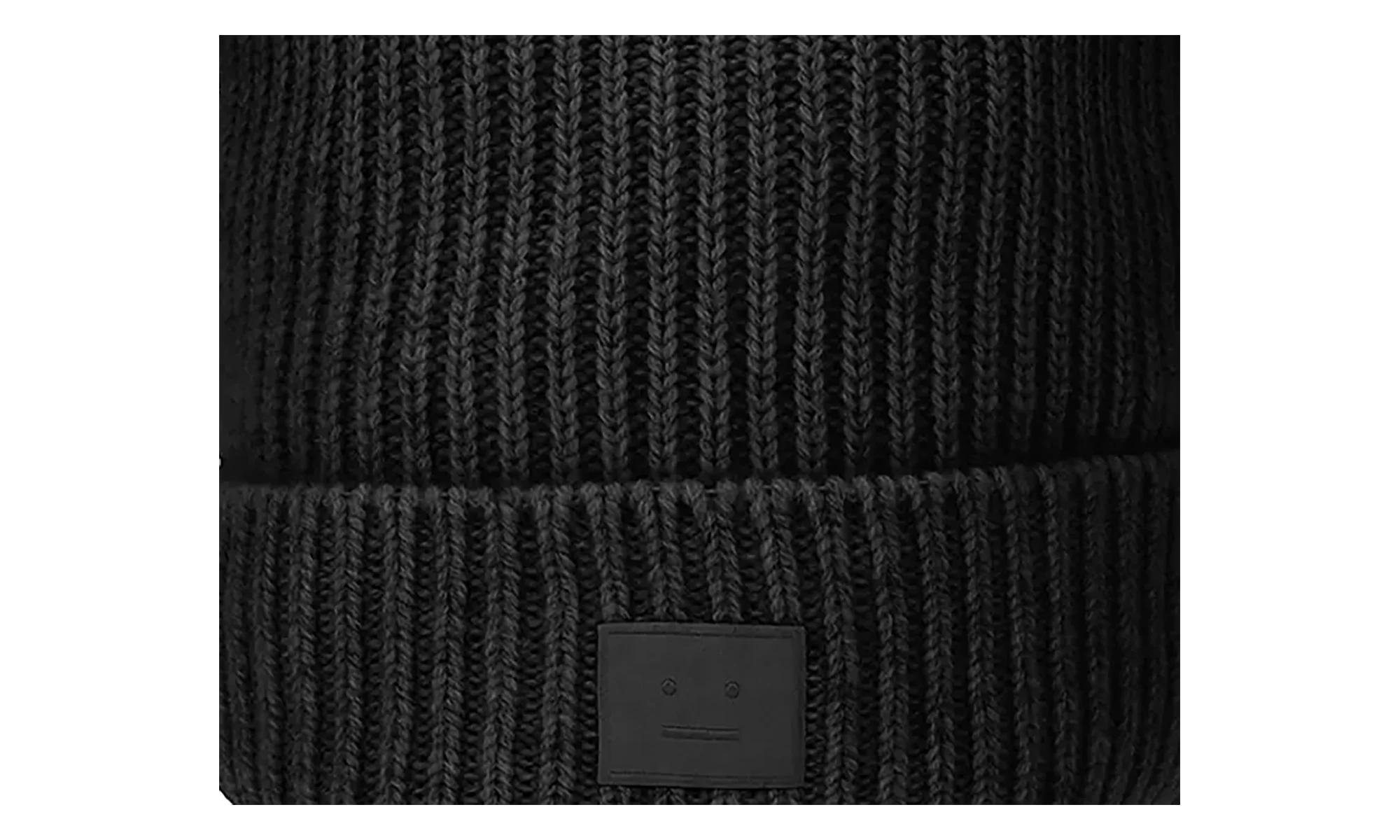 Face Logo Square Beanie "Black" C40426 900