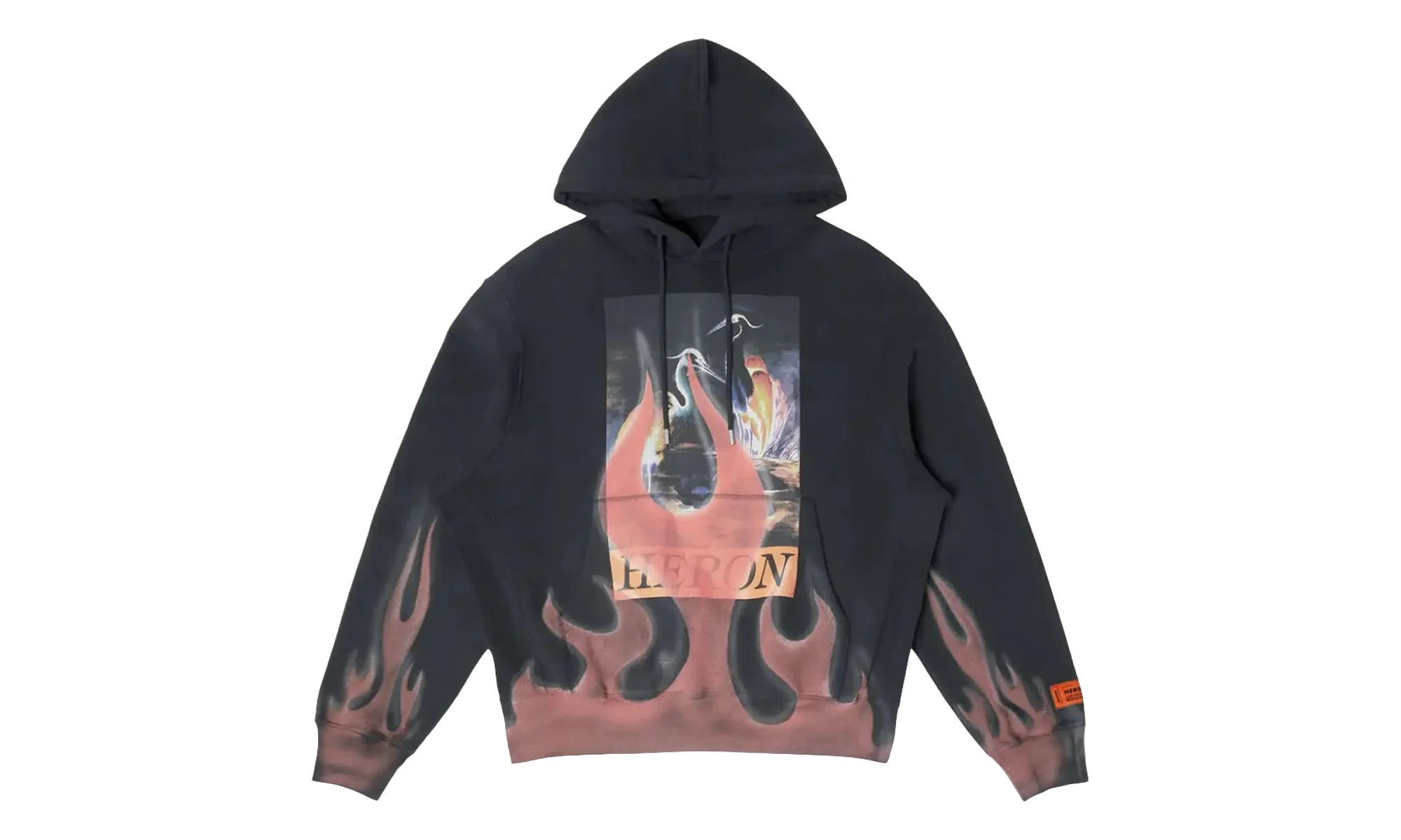 Times Flames Hoodie "Black" HMBB024S23JER0071025
