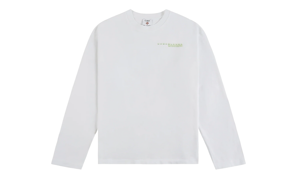 Glitch Orchid Long Sleeve T‑Shirt "White" M P26 JTS 062 02