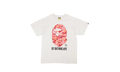 Red Big Head Tee "White" BAP XTSH 0050