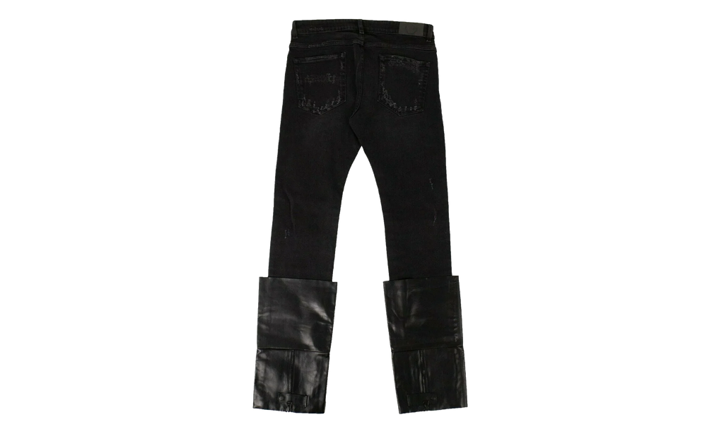 Warrn Moto Boot Jeans "Black" 75LE 1356
