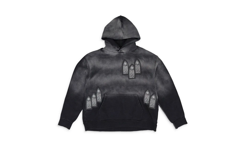 Faded Pullover Hoodie "Black" 1110080002FW24