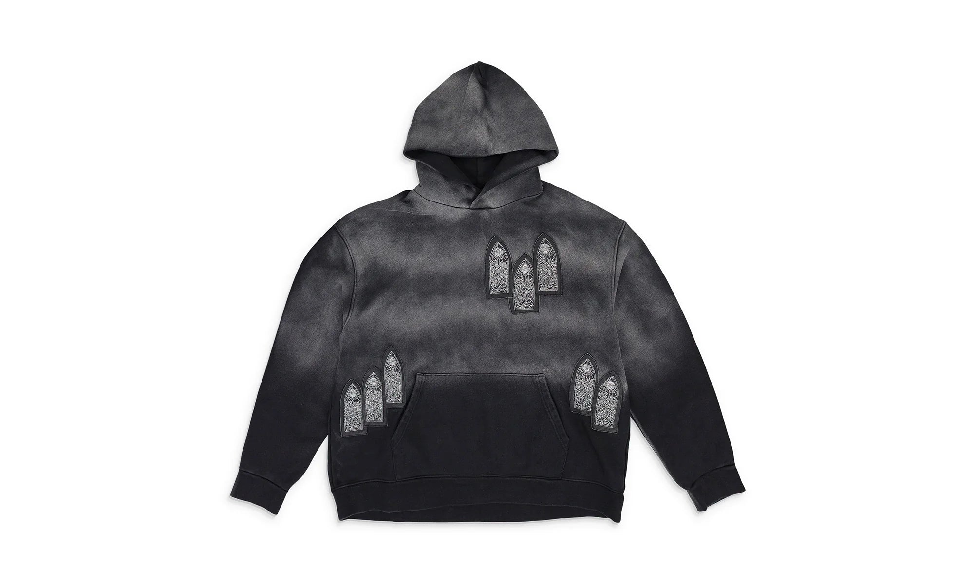 Faded Pullover Hoodie "Black" 1110080002FW24