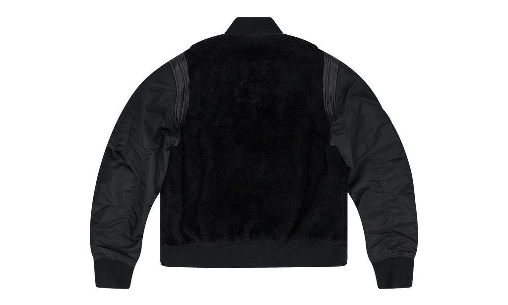 Shearling Bomber Jacket "Black" PS22MLJ026_BLACK