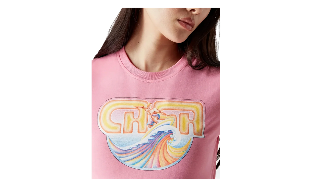 Casa Surf Cropped Short Sleeve T‑Shirt "Pink" WS25 JTS 009 05