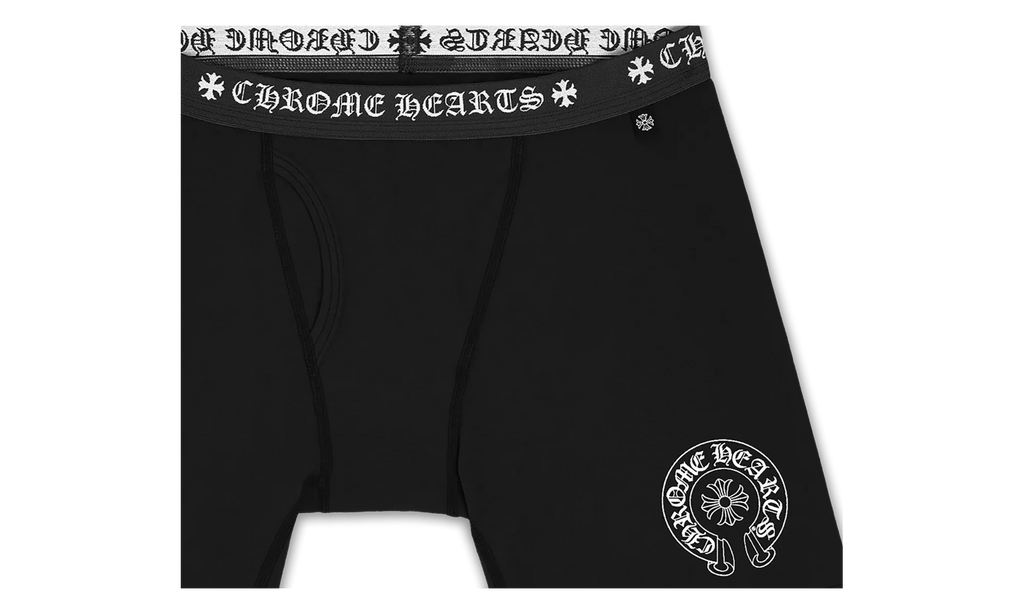 BOXER BRIEF - LONG "BLACK AND WHITE JACQUARD KNIT" CHRM1196