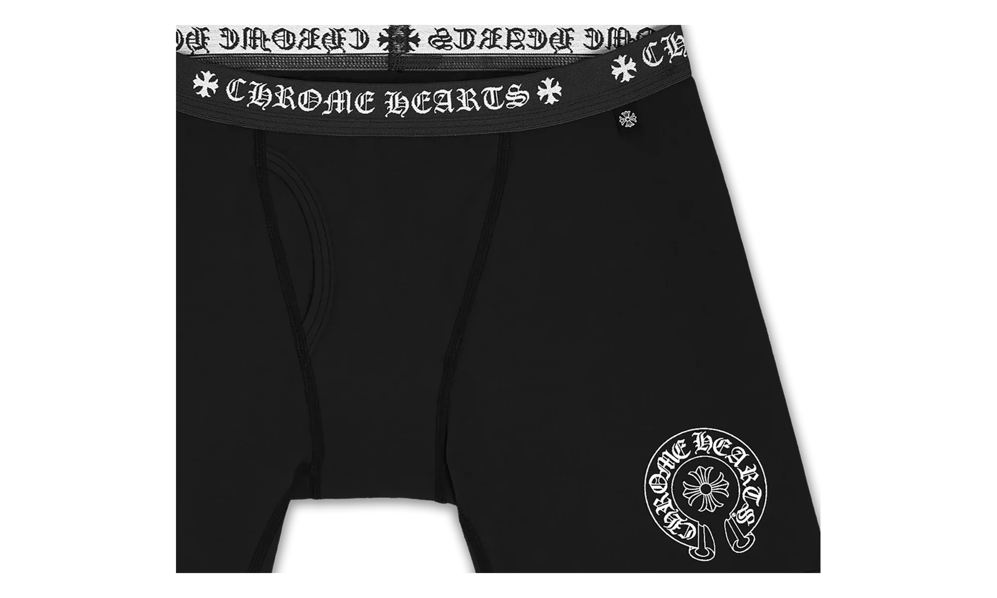 BOXER BRIEF - LONG "BLACK AND WHITE JACQUARD KNIT" CHRM1196