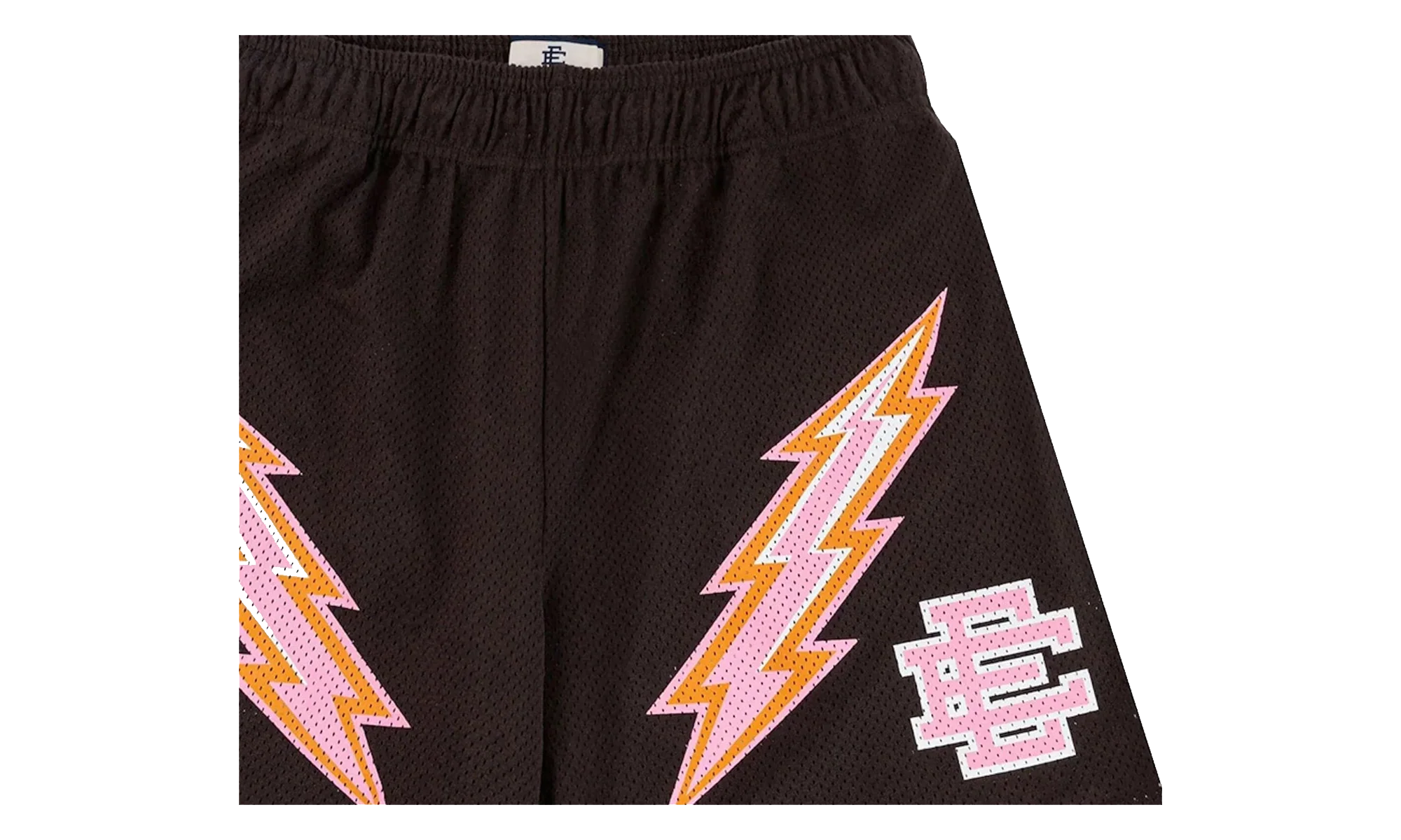 EE BASIC SHORT "SS24 - Bolt Dark Brown/Pink Bolt" EE685