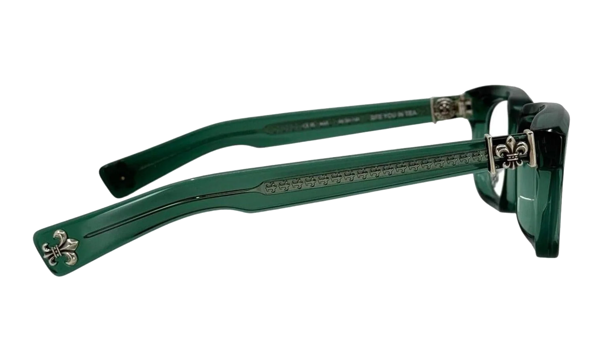 See You In Tea Sunglasses "Marine Green - Silver" CHRM0987