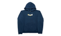 Embroidered Floral Logo Hoodie "Navy" DT282