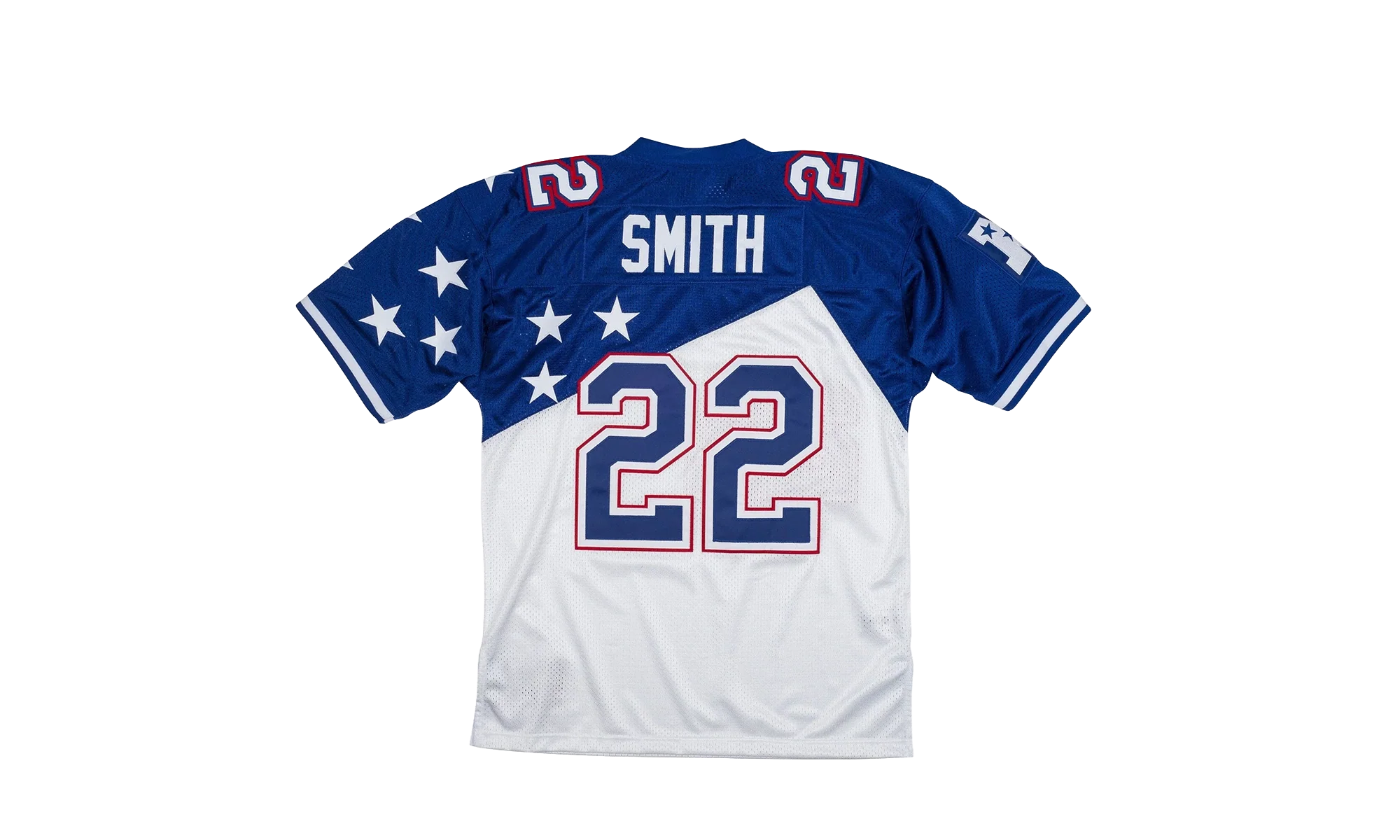 NFL Emmitt Smith Authentic Jersey "1994-95 NFC - White / Royal" AJY6LG19119 NFCWHRY94ESM