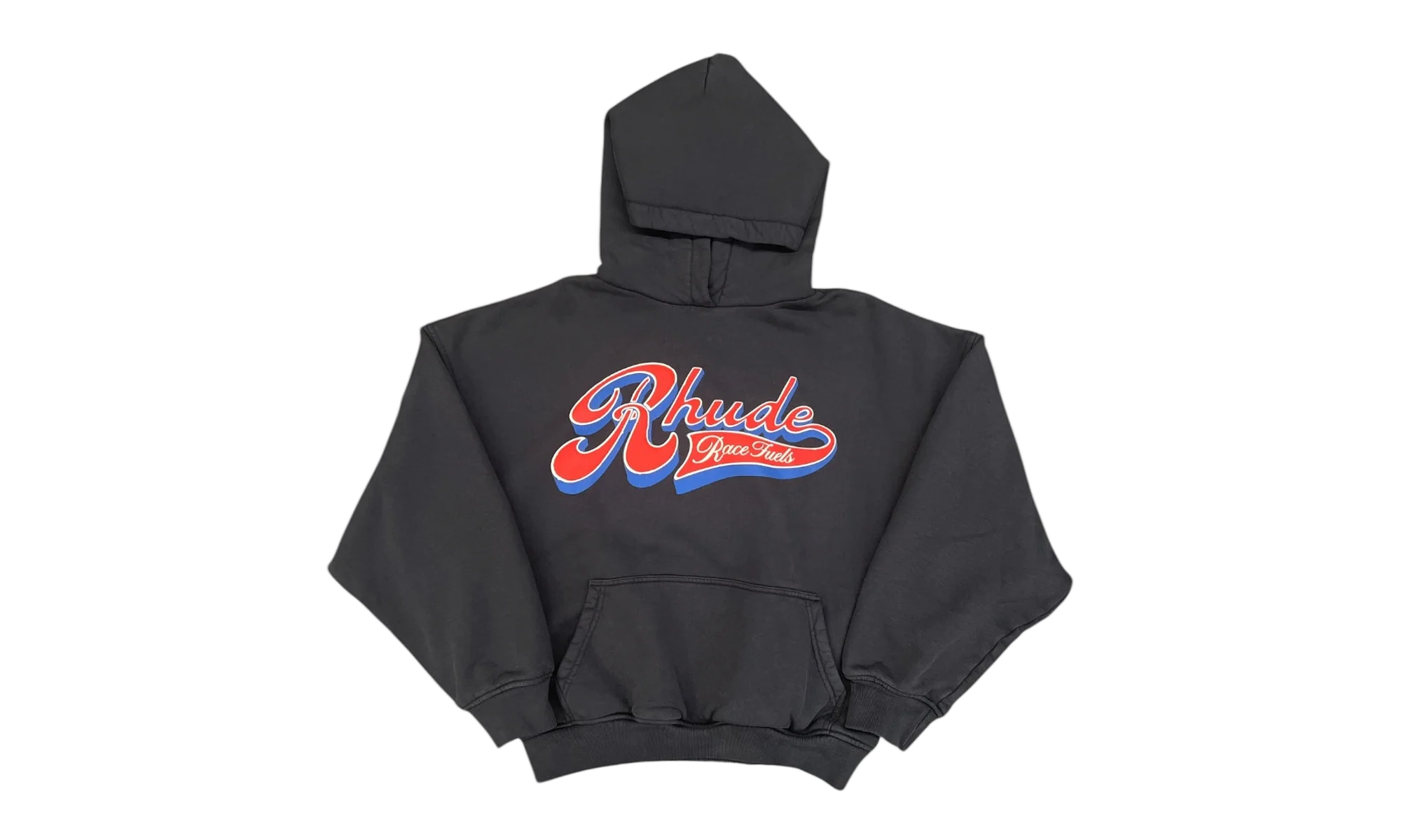 Pit Stop Hoodie "Vintage Black / Red / Blue" RHSS26HO02012 BLK