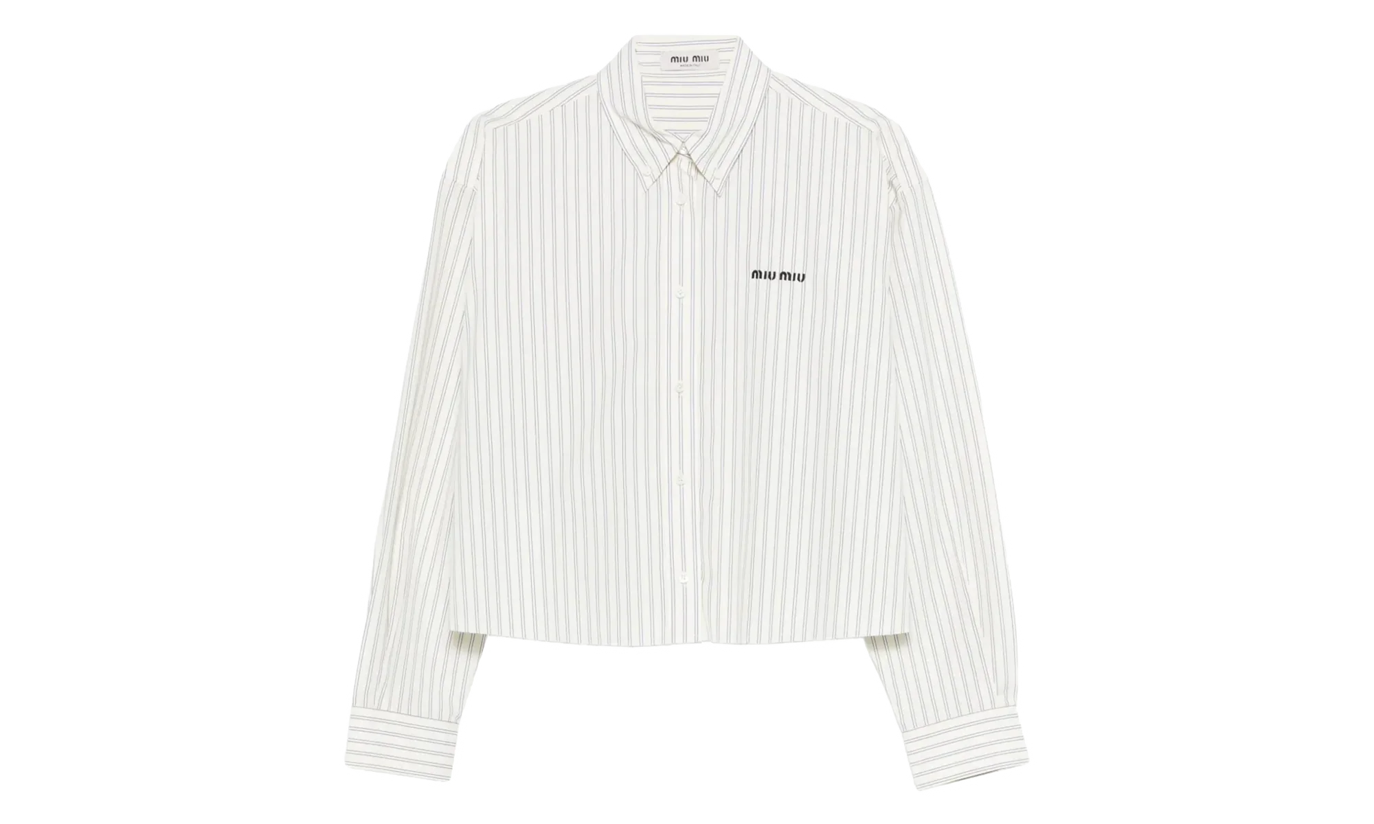 Striped Poplin Shirt WMNS "Cream" MK1659 180U F0061
