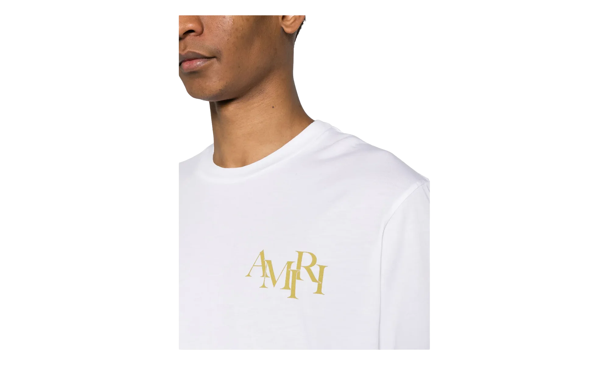 Crystal Champagne T-Shirt "White" AMJYTE1019 100 WHIT