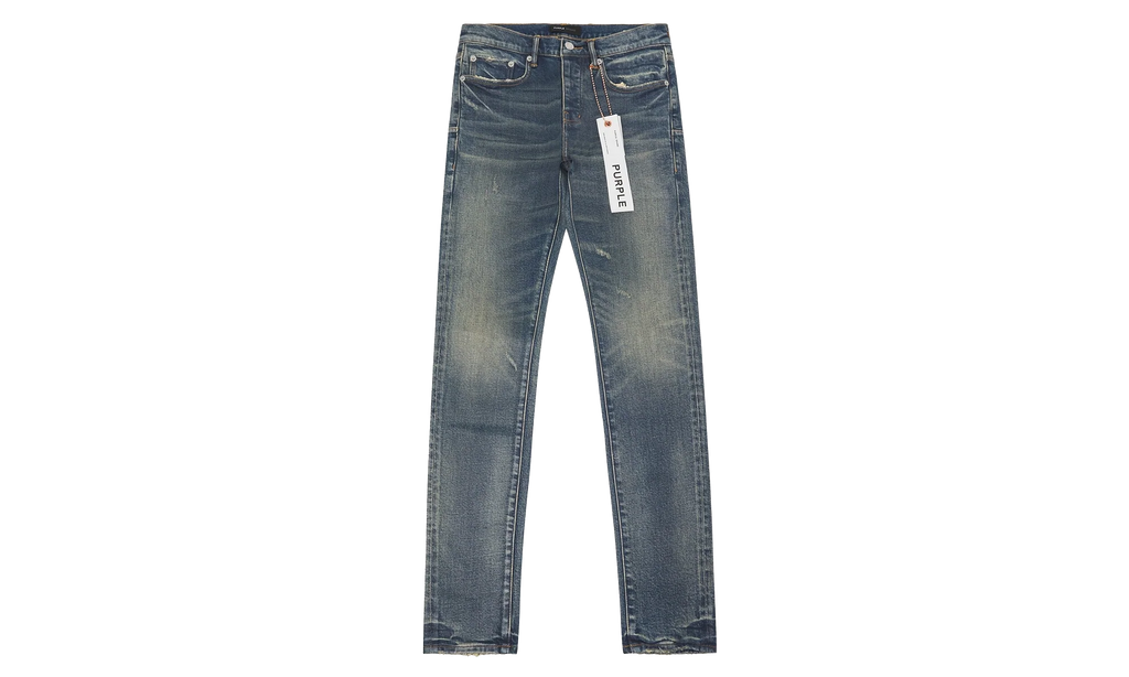 Purple Brand Southgate Coated Authentic Indigo "BLUE" P001 SSWA125