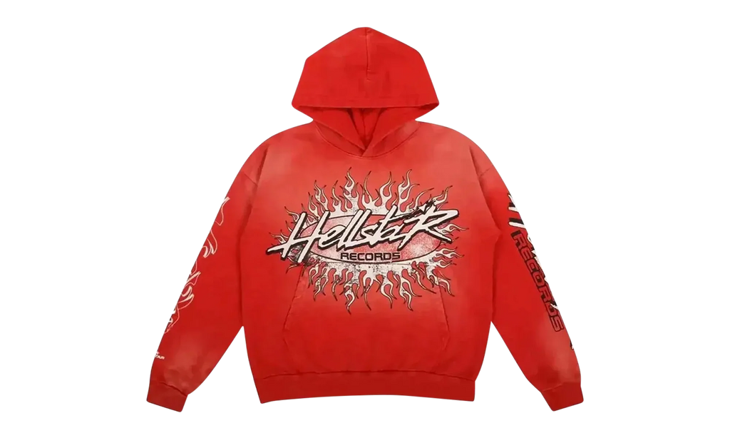 HELLSTAR RECORDS HOODIE "Red" HSR164