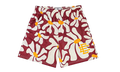 EE Basic Shorts "Red Daisies / Yellow" EE230