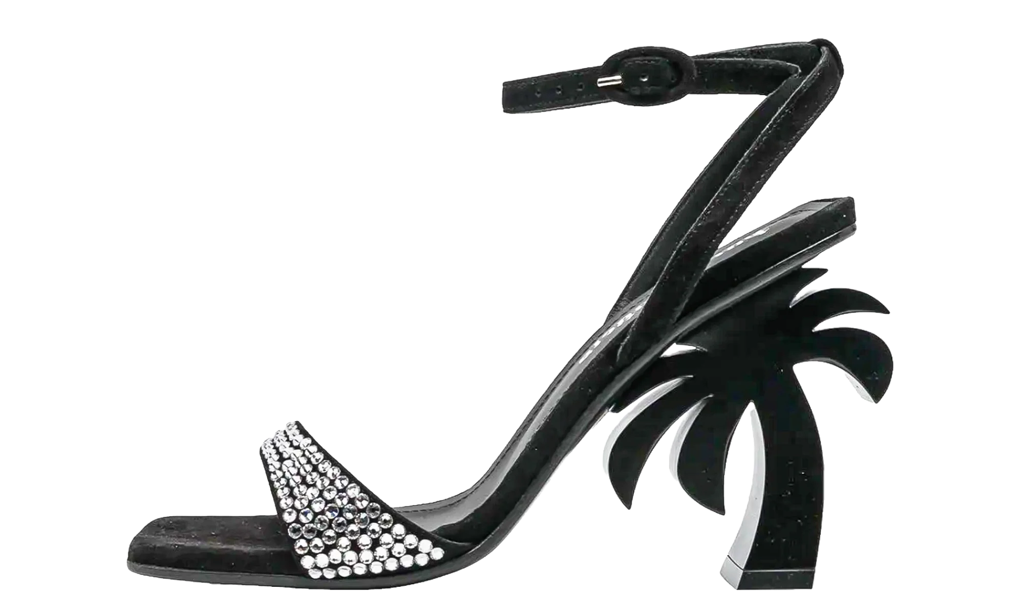 Rhinestone Heels WMNS "Black" PWIH004F22LEA0041083
