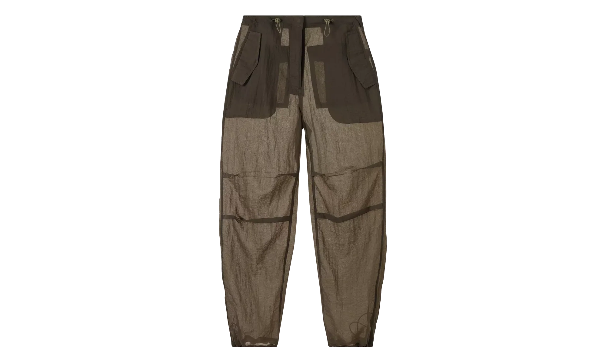 Nuru Sheer Parachute Pant "Dark Brown" KITH60