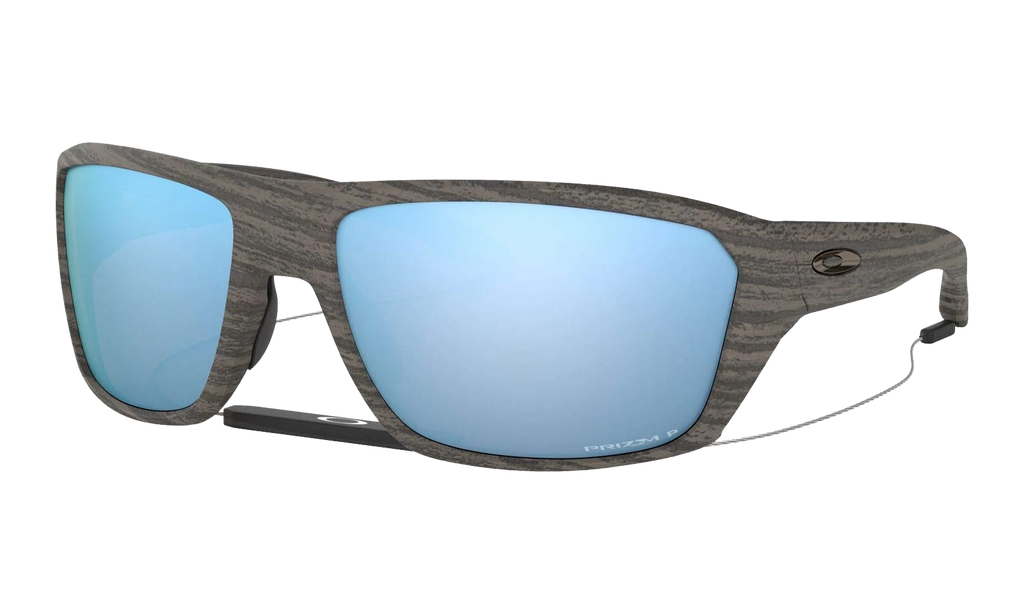 Split Shot Polarized Sunglasses "Woodgrain / PRIZM Deep Water Polarized" OO9416 16
