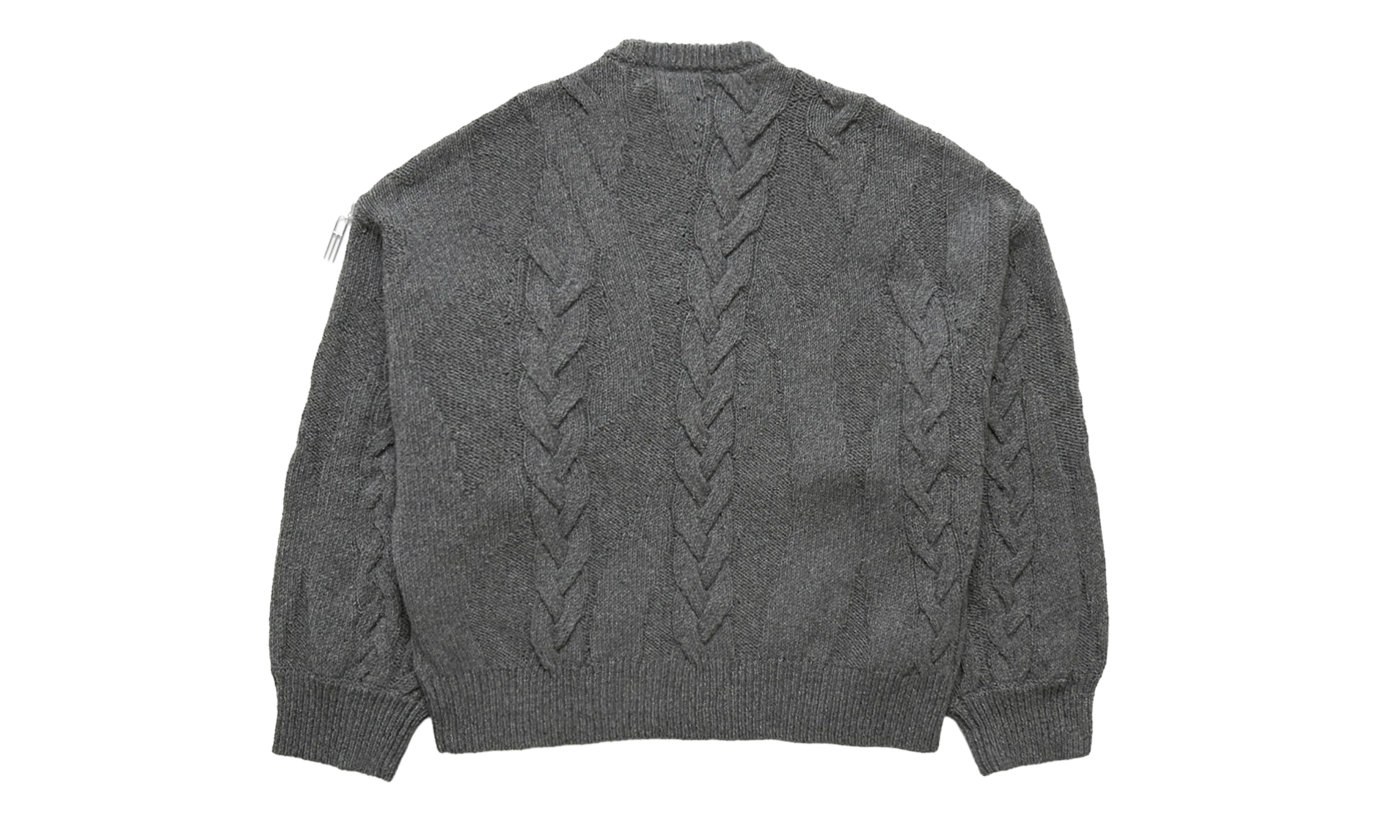 Linas Dual Crewneck Sweatshirt "Ash Grey" N3AW25N3KN03AG