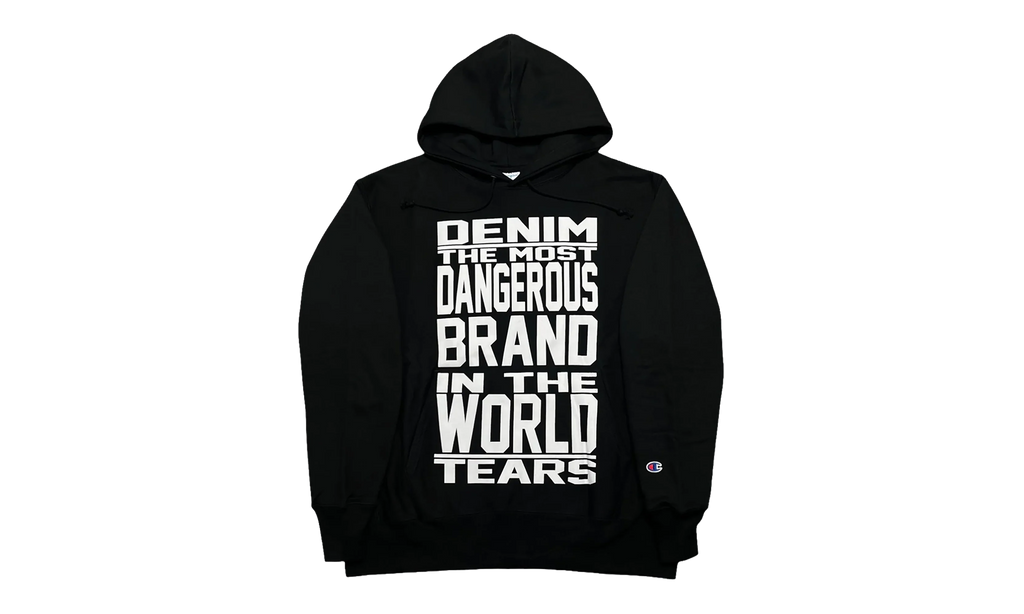 Mission Statement Hooded Sweatshirt "Black" DT307